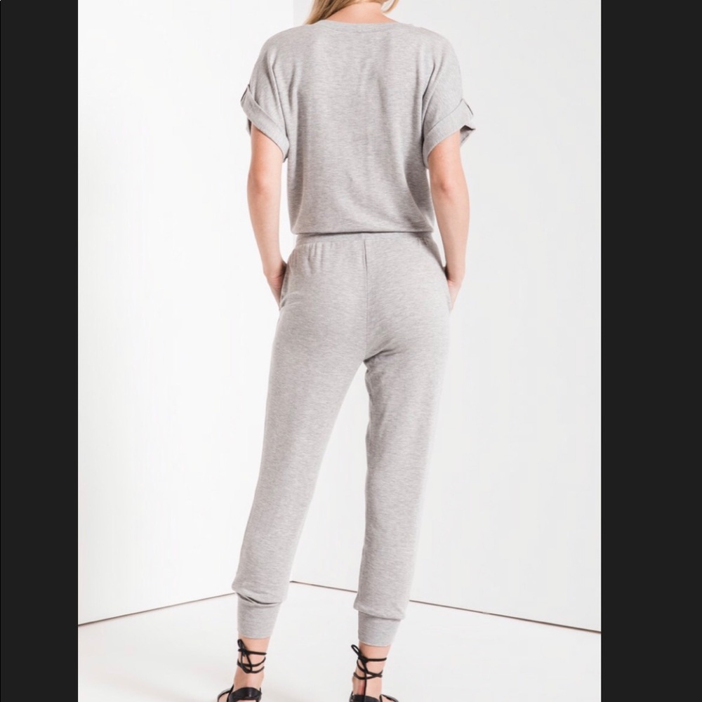 Z SUPPLY WRAP FRONT JUMPSUIT